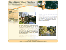 Tablet Screenshot of newforestwatergardens.co.uk